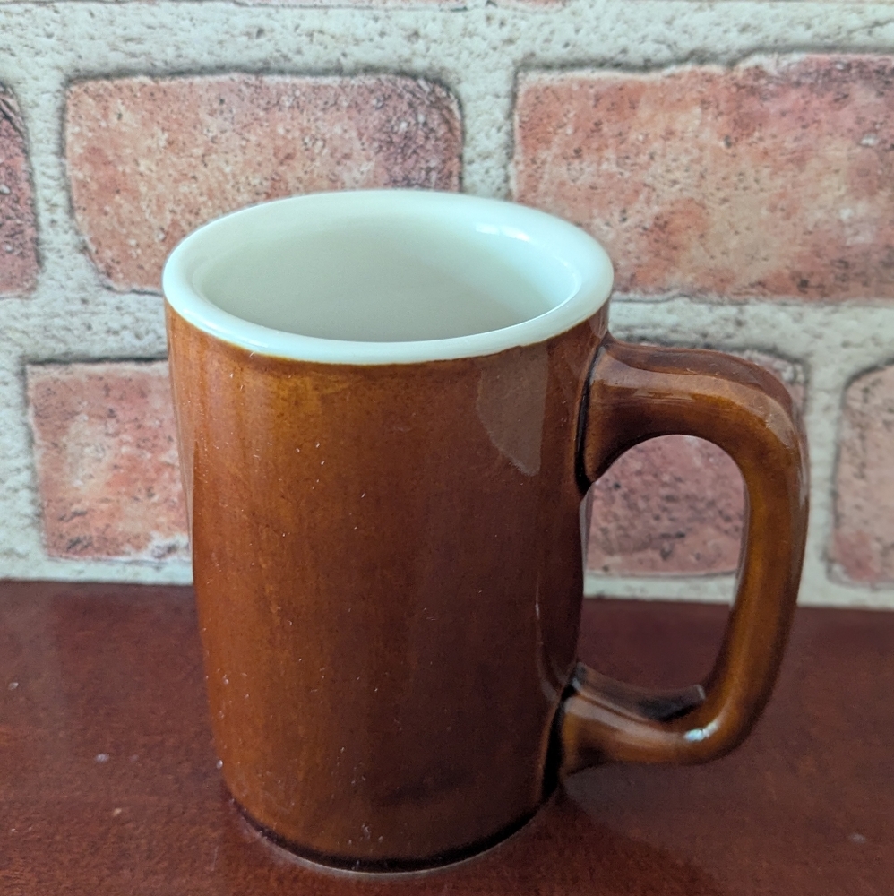 Vintage Rego Restaurant Ware Brown Mug